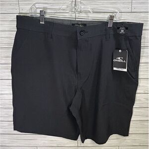 NWT O'Neill Capacity Hybrid Shorts Men's Sz 38‎ Stretch Drawstring Charcoal